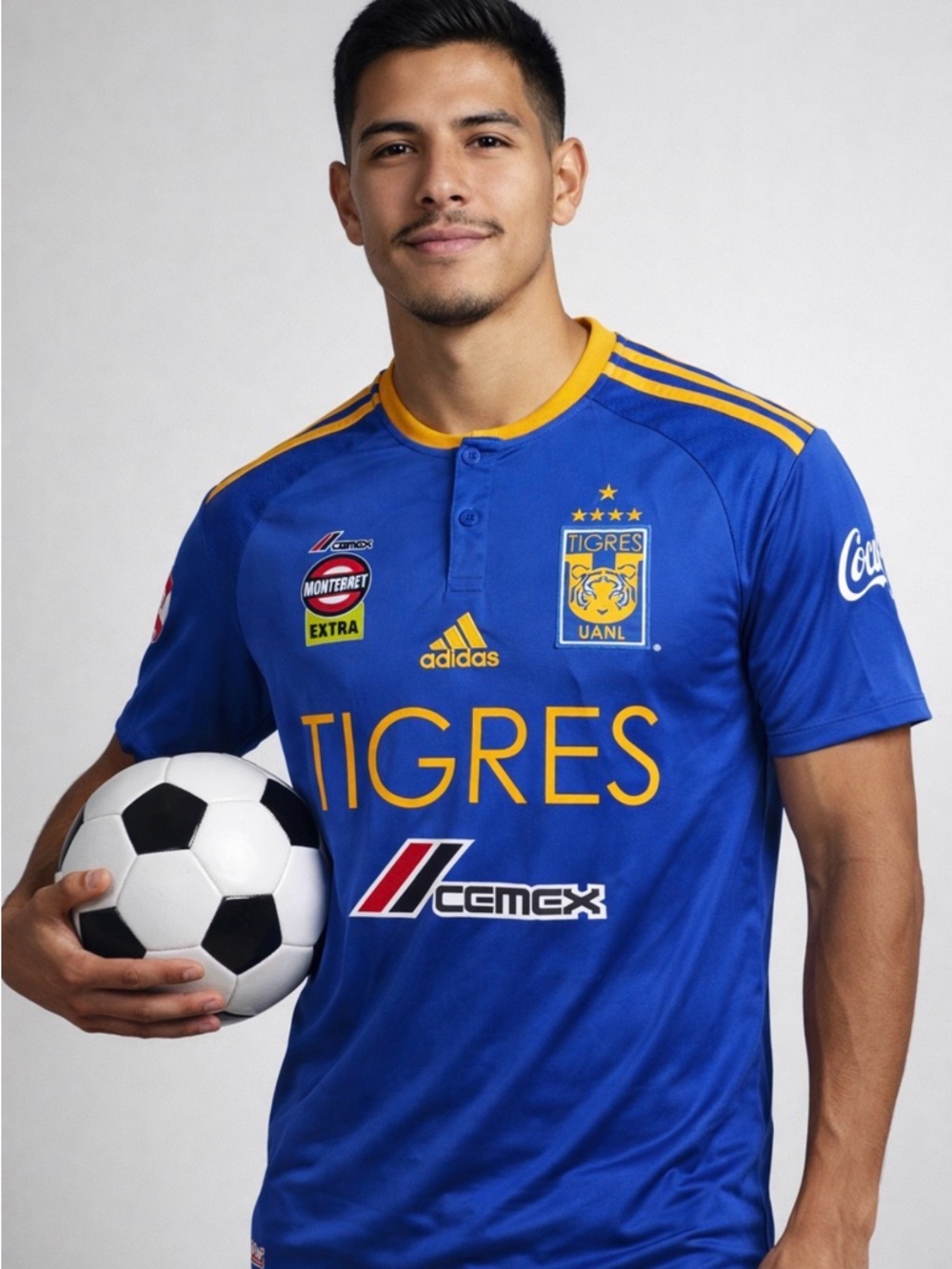 Adidas Tigres UANL Away Soccer Futbol Jersey Climacool M
